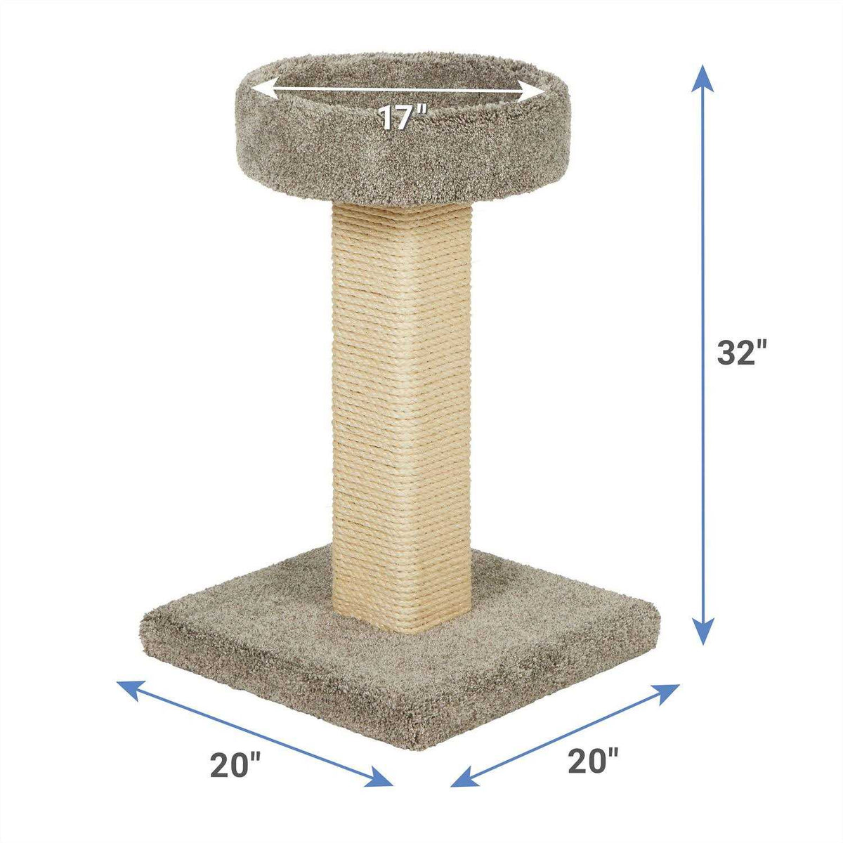 32-in Wooden Cat Tree B970