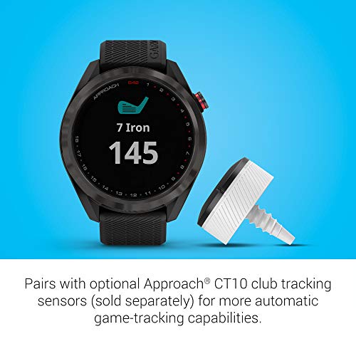 Golf Smartwatch with 1.3" Color Touchscreen and Scratch-Resistant Ceramic Bezel G146