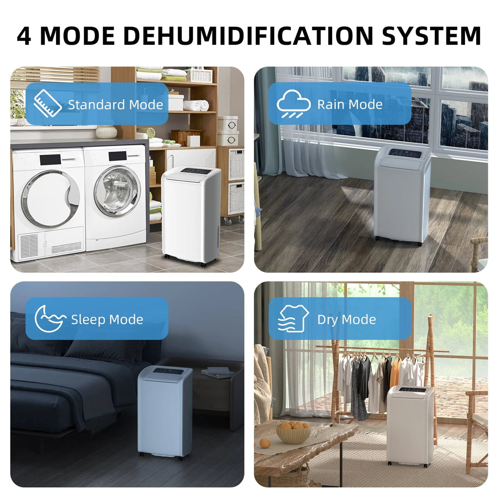 70 Pints 4,500 Sq. Ft. Dehumidifier with Drain Hose Y454