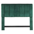 Green Velvet King Headboard I2783