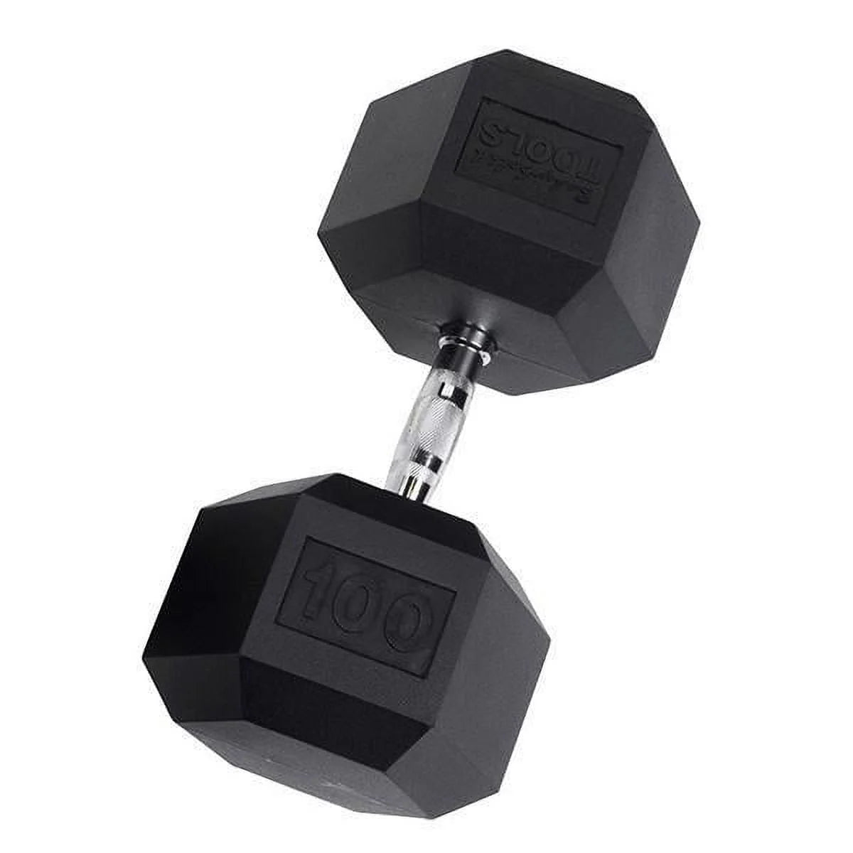Rubber Coated Hex Dumbbells 35 lb V136