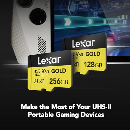 128GB Micro SD Card UHS-II V60 A1 4K microSDXC Memory Card J637