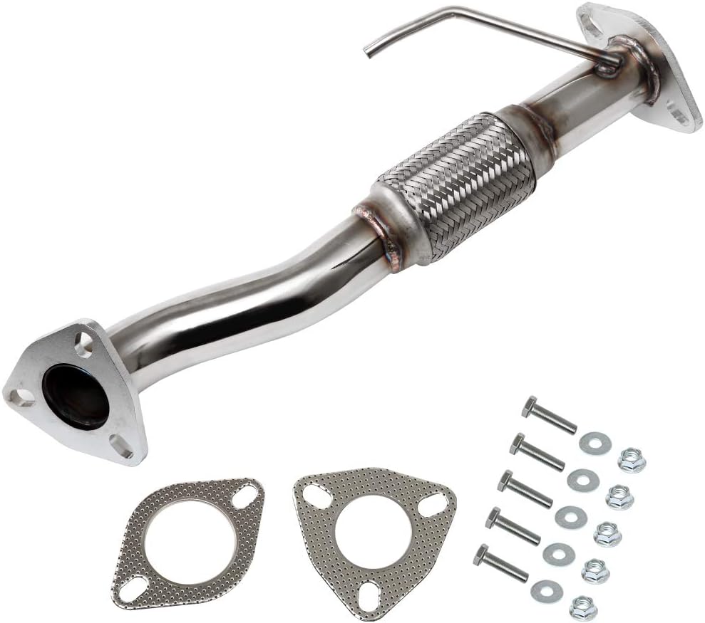Front Flex Pipe T304 Stainless Steel Pack of 2 D338202