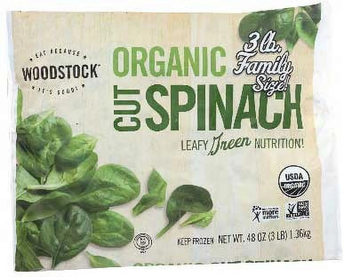 Organic Cut Spinach - 3 Pound V891269