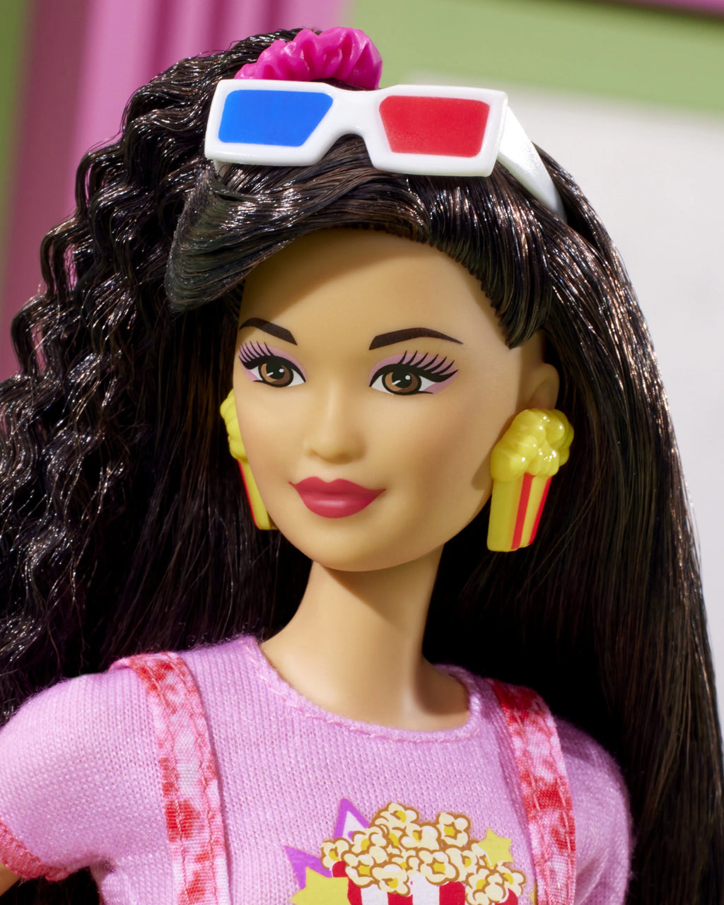 Collectible Doll with 1980s Movie Night Outfit and Accessories U91327