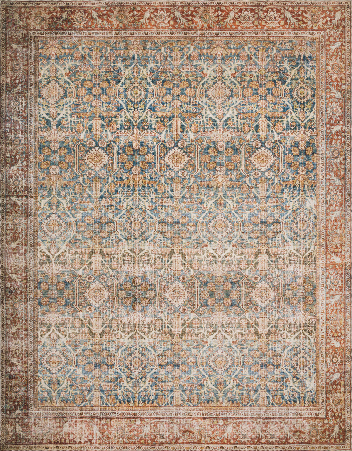 Ocean Rust 2'0 x 5'0 Rug T644