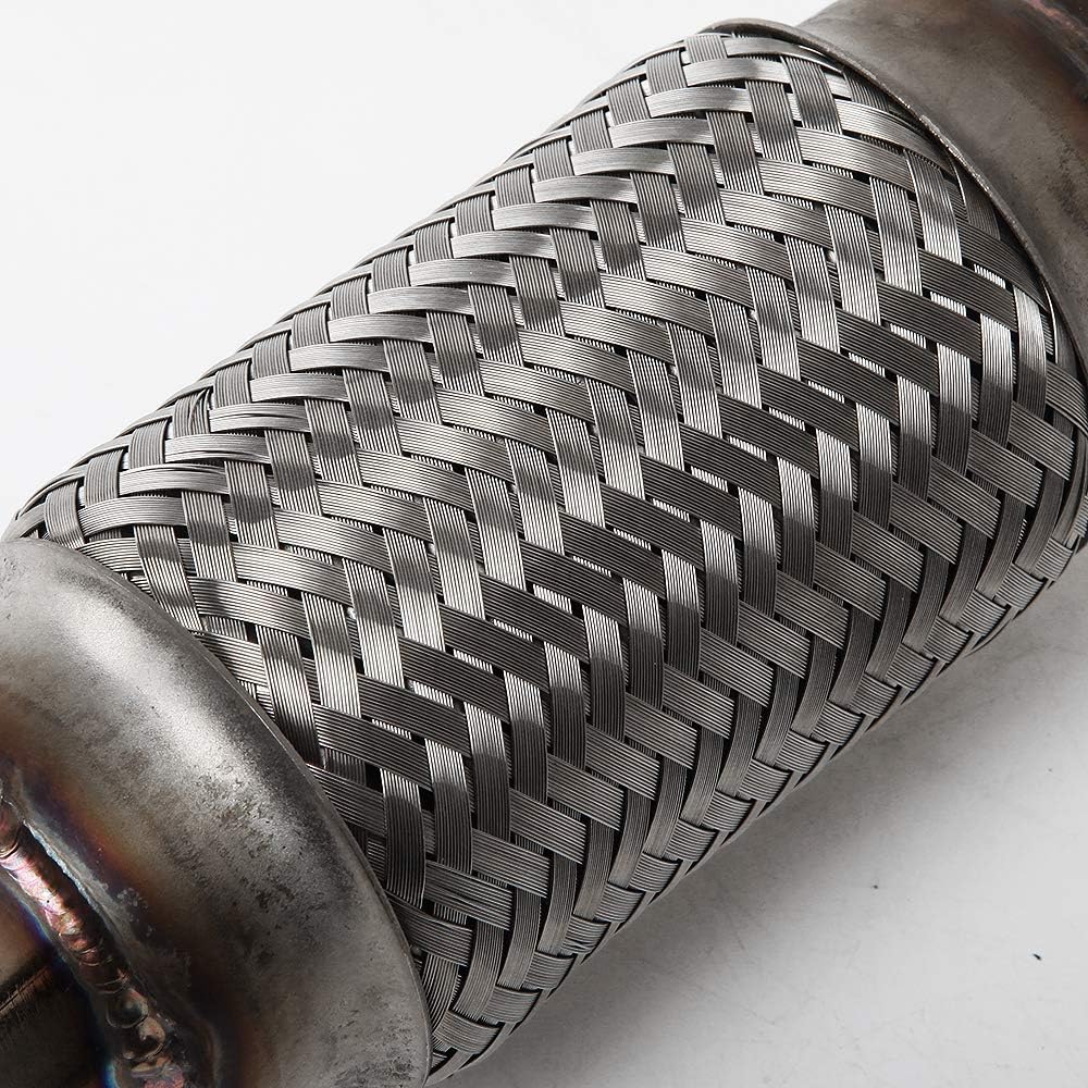 Front Flex Pipe T304 Stainless Steel Pack of 2 D338202