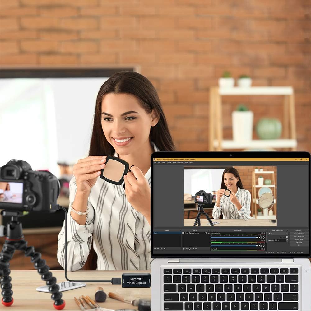 USB Video Capture Card 1080FHD HDMI Input Pack of 2 X89374