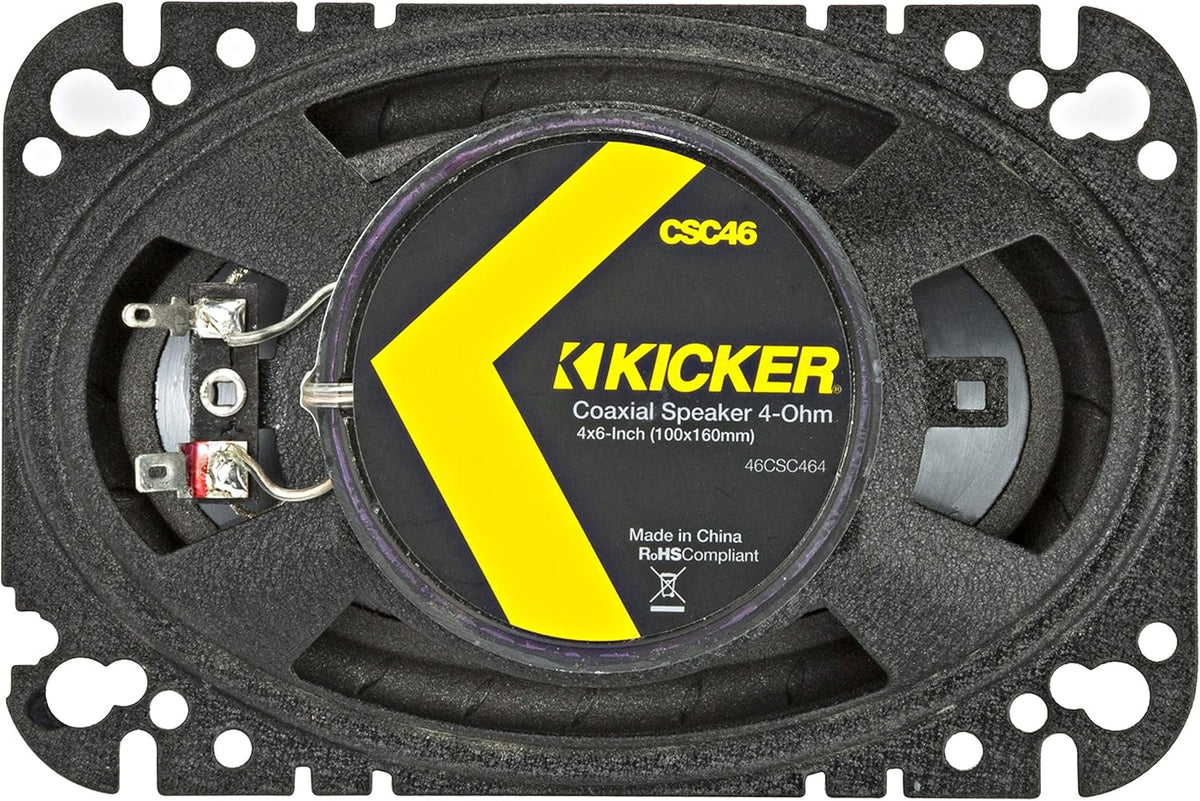 4 x 6 150 Watt 4 Ohm 2-Way Coaxial Speakers with Polypropylene Cone Q793921