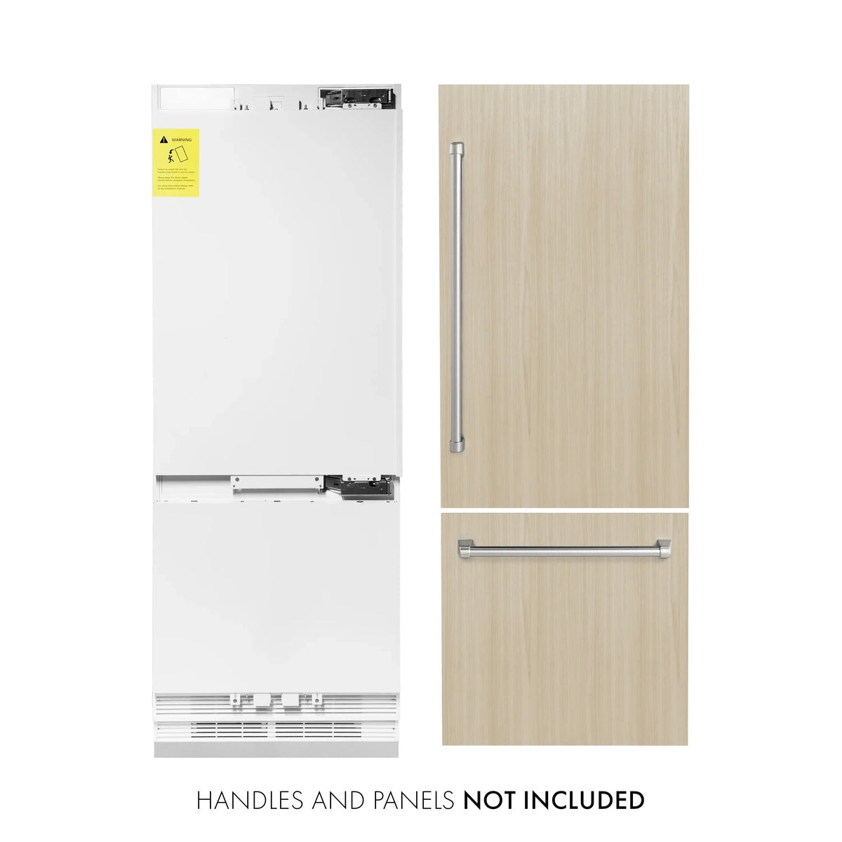 30 In. Panel Ready Built-In Bottom Freezer Refrigerator with Water and Ice Dispenser X9969
