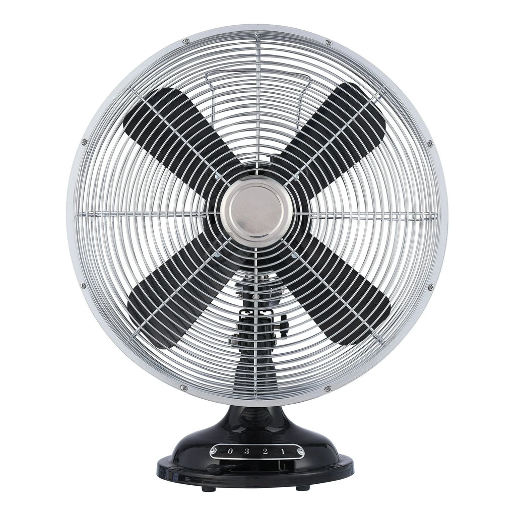 12'' Retro 3-Speed Metal Table Fan B5902