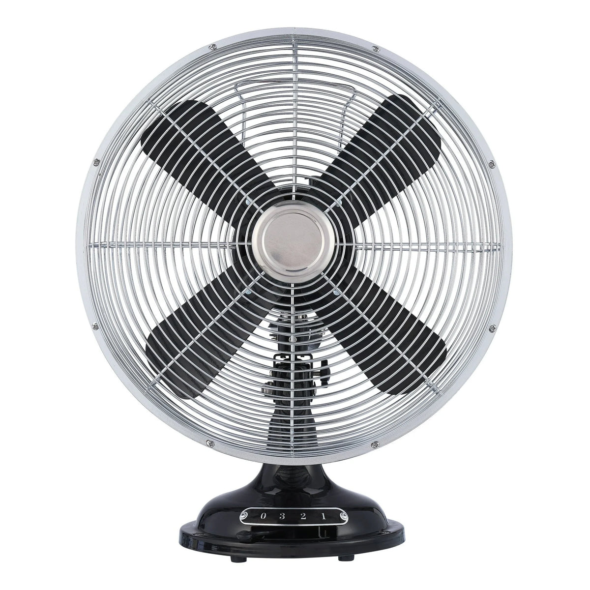 12'' Retro 3-Speed Metal Table Fan B5902