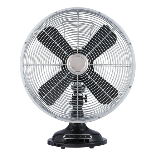 12'' Retro 3-Speed Metal Table Fan B5902