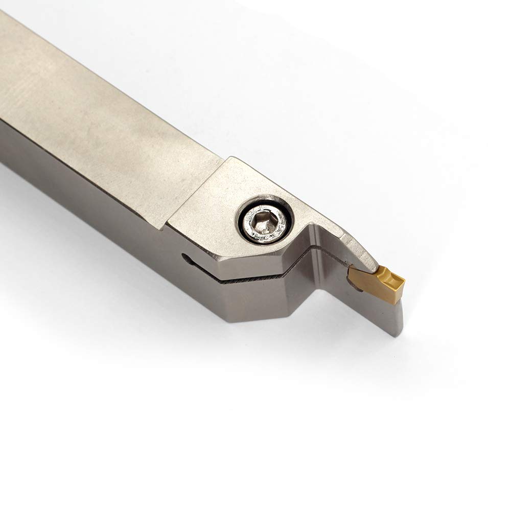 3/4 Indexable Lathe Grooving Parting Holder Right-Hand Cut Off Tool with Carbide Insert G275386