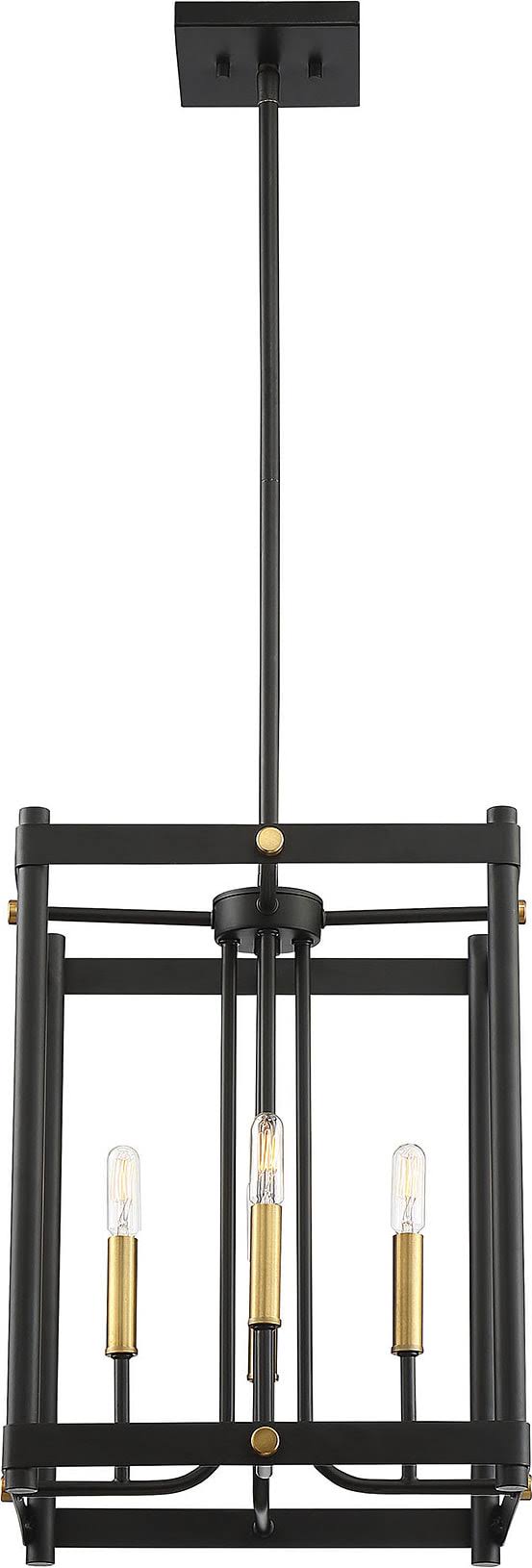 4 Light Foyer Vintage Black/Warm K9700