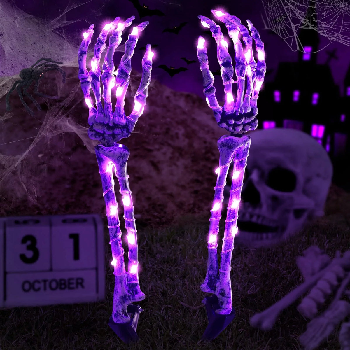 Life Size Skeleton Hands Outdoor Decorations J807