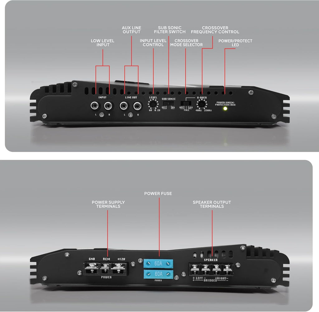 2-Channel Car Audio Amplifier P821363