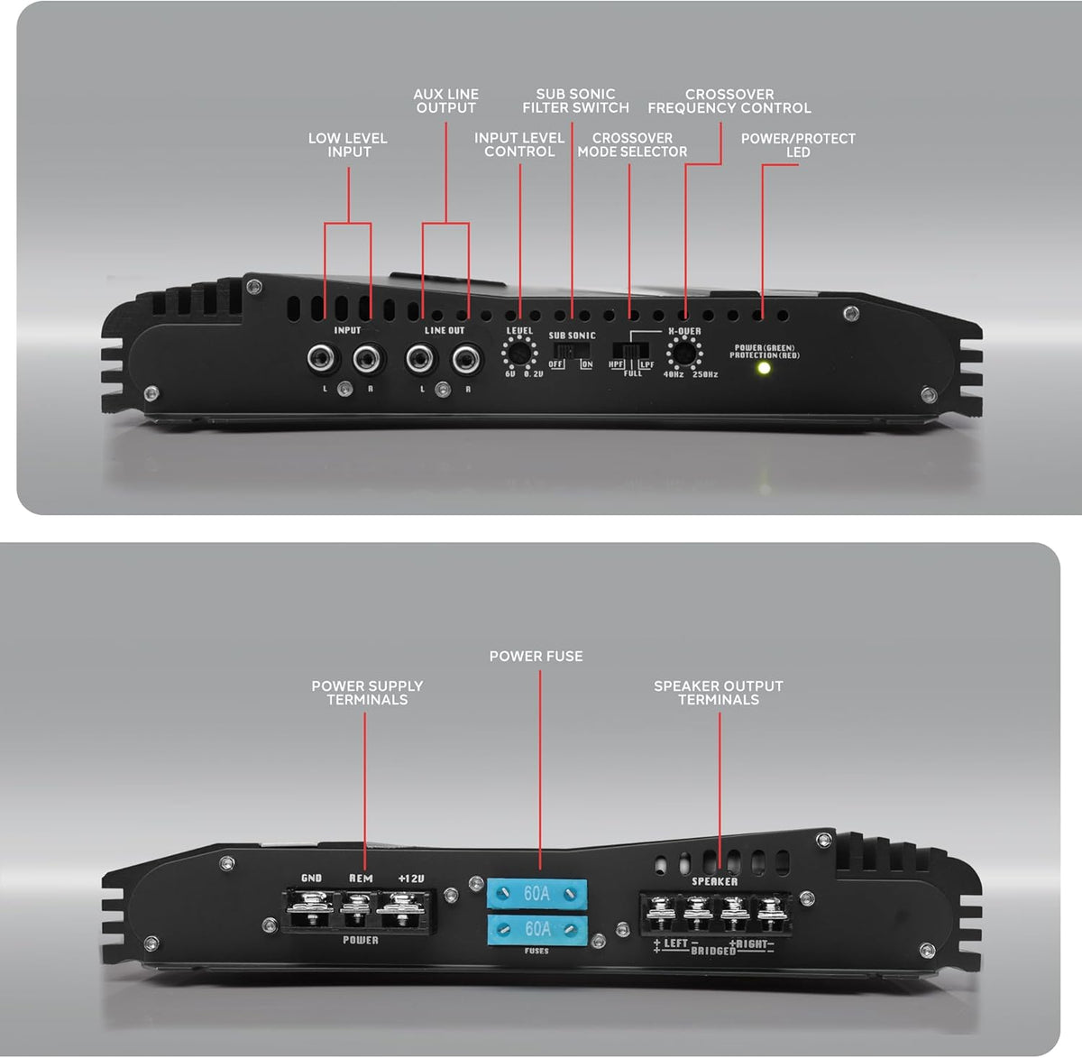 2-Channel Car Audio Amplifier P821363