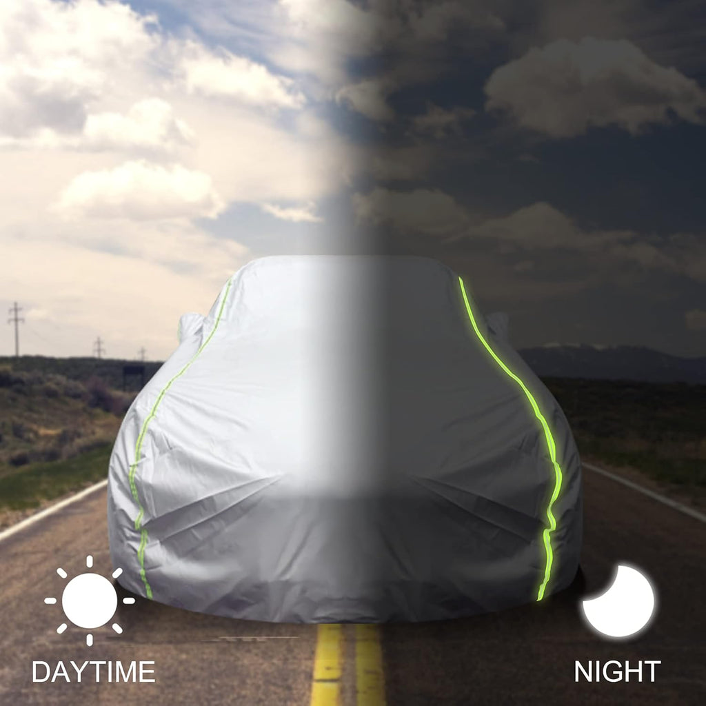 Waterproof All Weather SUV Car Cover with Zipper Q339665