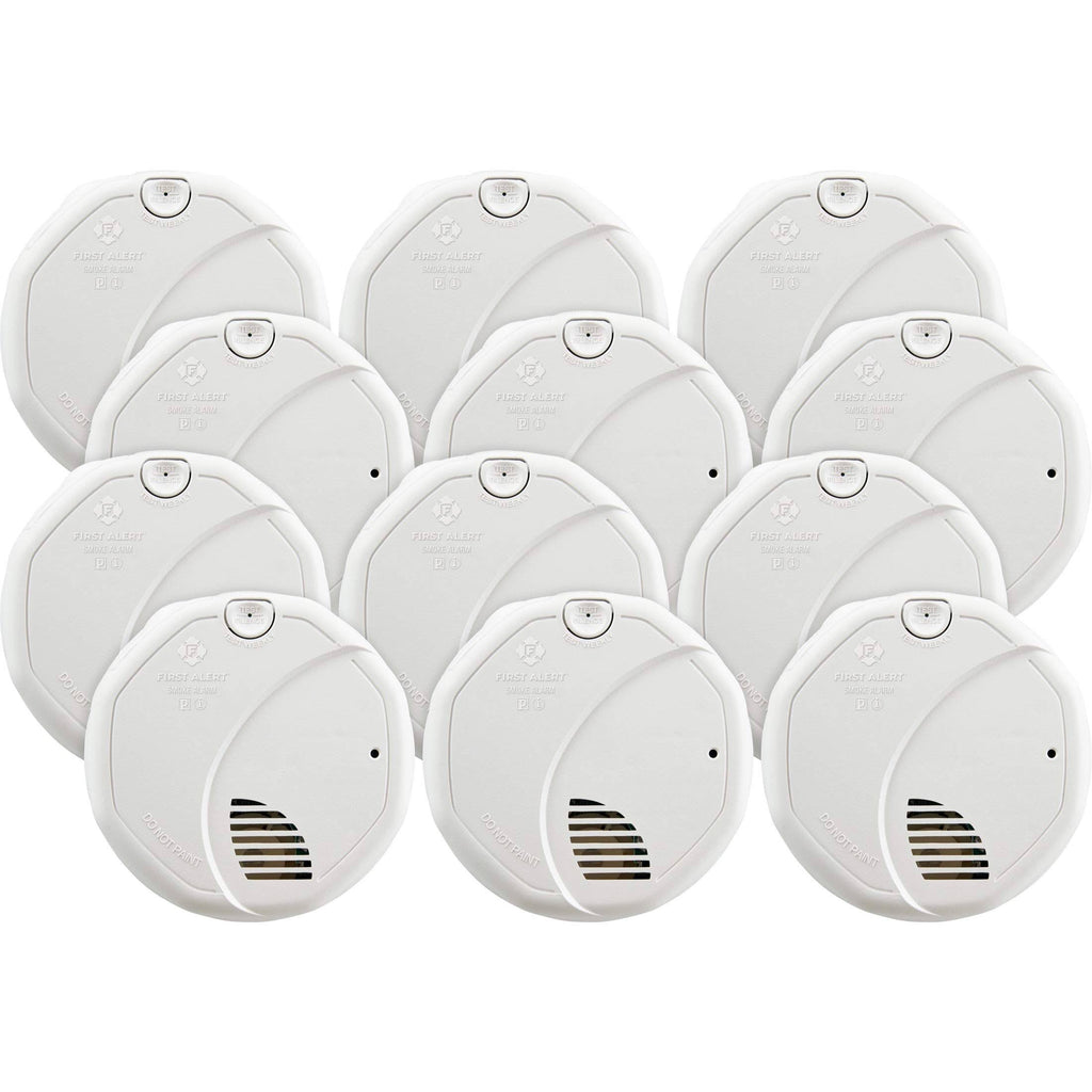 Hardwired Smoke and Carbon Monoxide Detector with Battery Backup, 3 Pack E38245