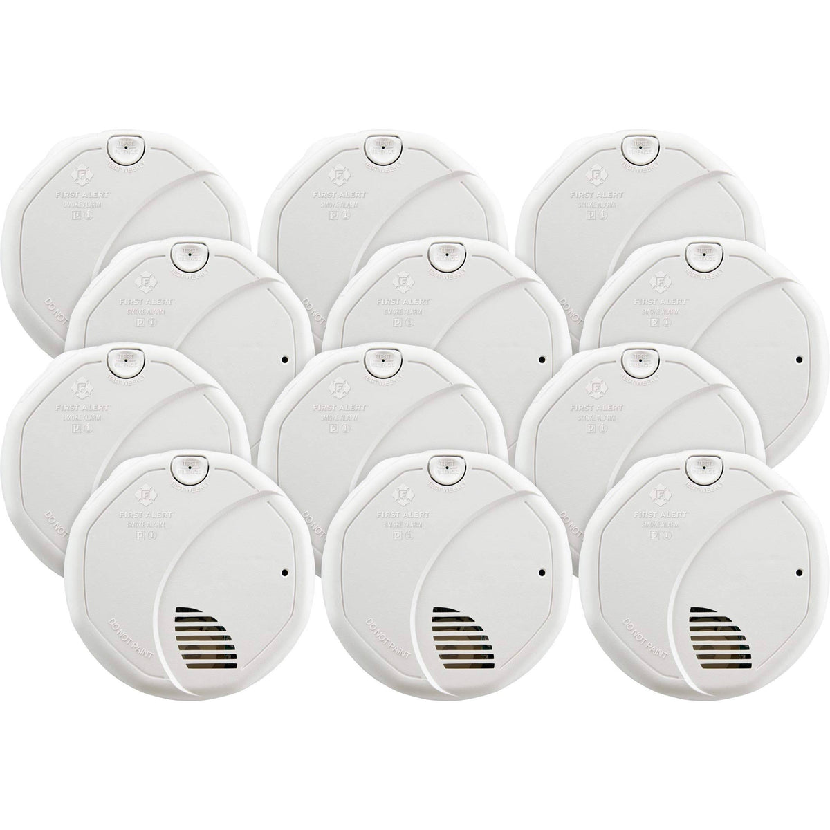 Hardwired Smoke and Carbon Monoxide Detector with Battery Backup, 3 Pack E38245