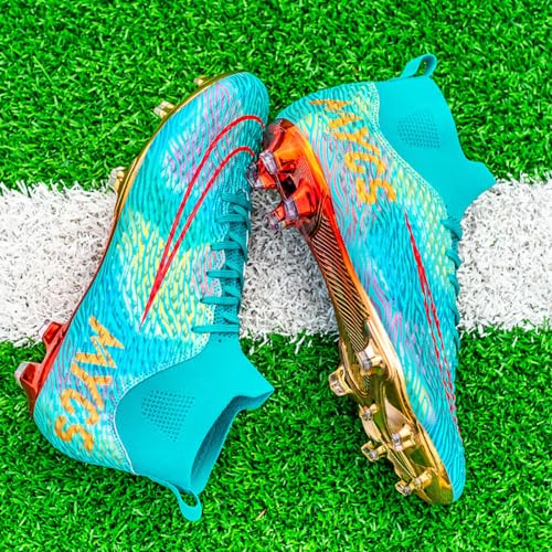Soccer Boots Turf Football Shoes Breathable Lightweight Sneakers D413