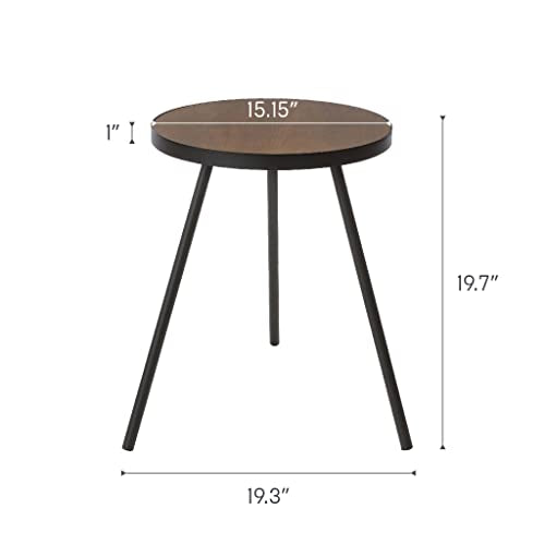 Black Steel Side Table B447