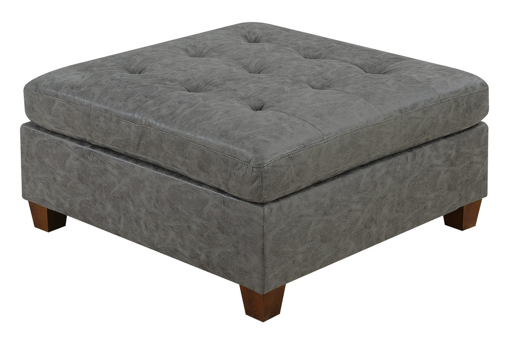 Antique Grey 6Pc Leatherette Modular Sofa Set O2467