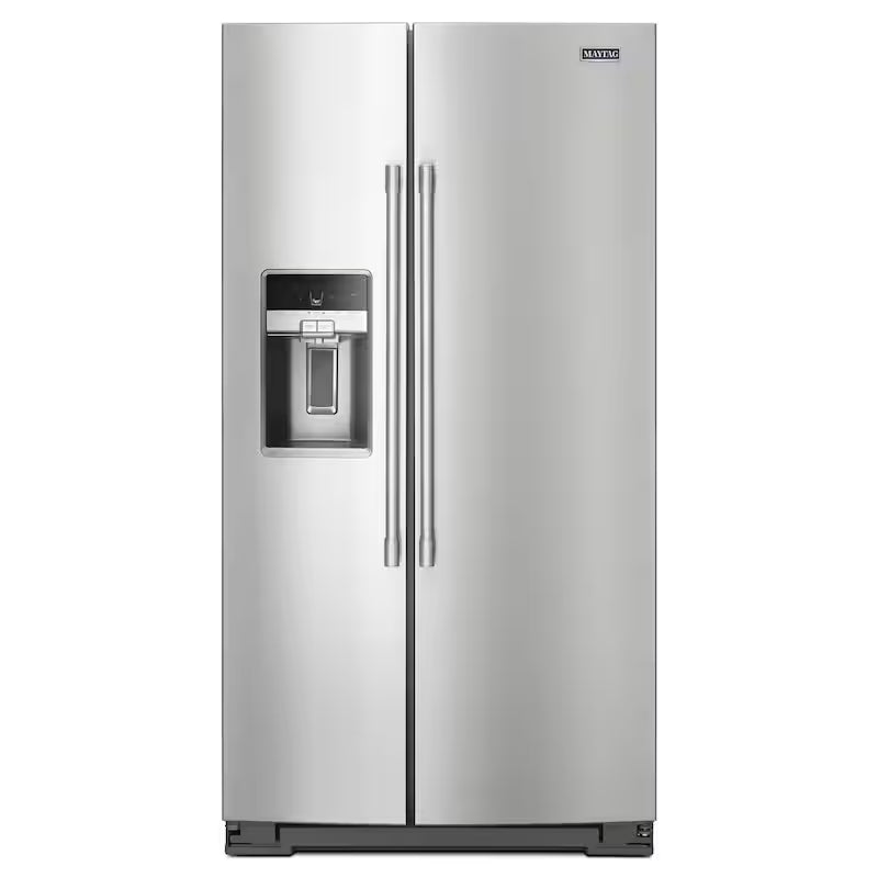 21 cu. ft. Side by Side Refrigerator Stainless Steel Counter Depth P132
