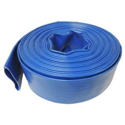 2 in. x 200 ft. Transparent Blue Backwash Hose with Clamp P9294