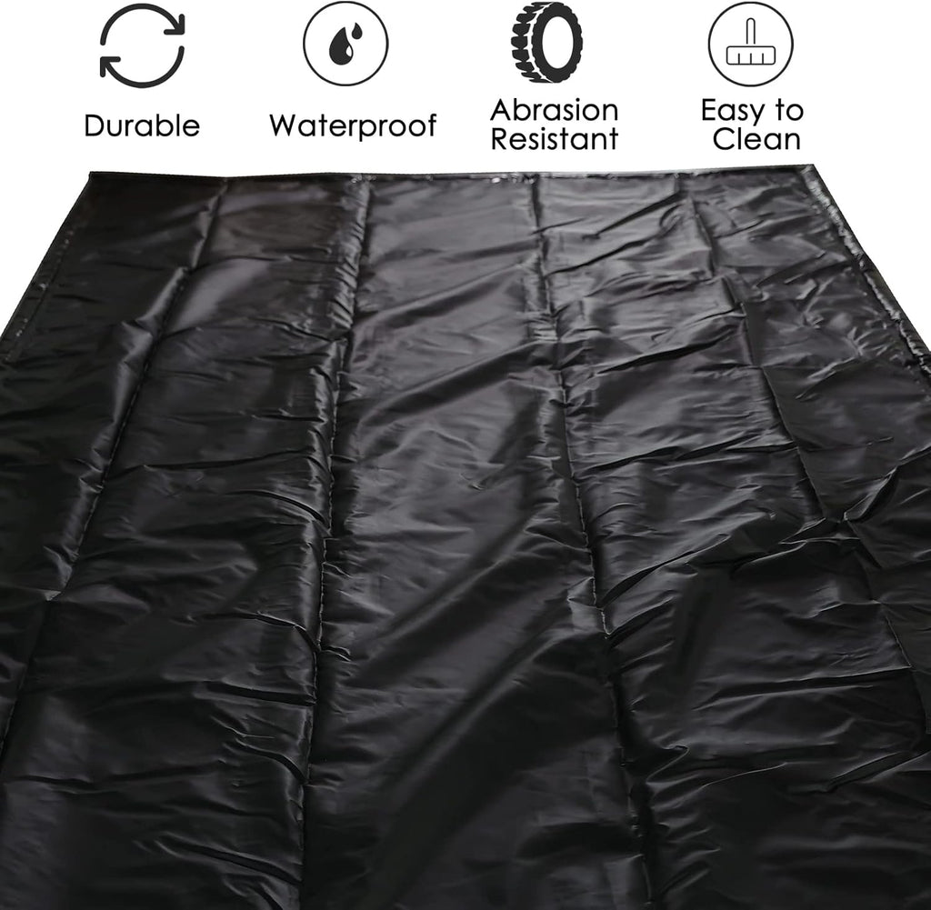 Black Garage Containment Mats 7'9'' X 16' G817164