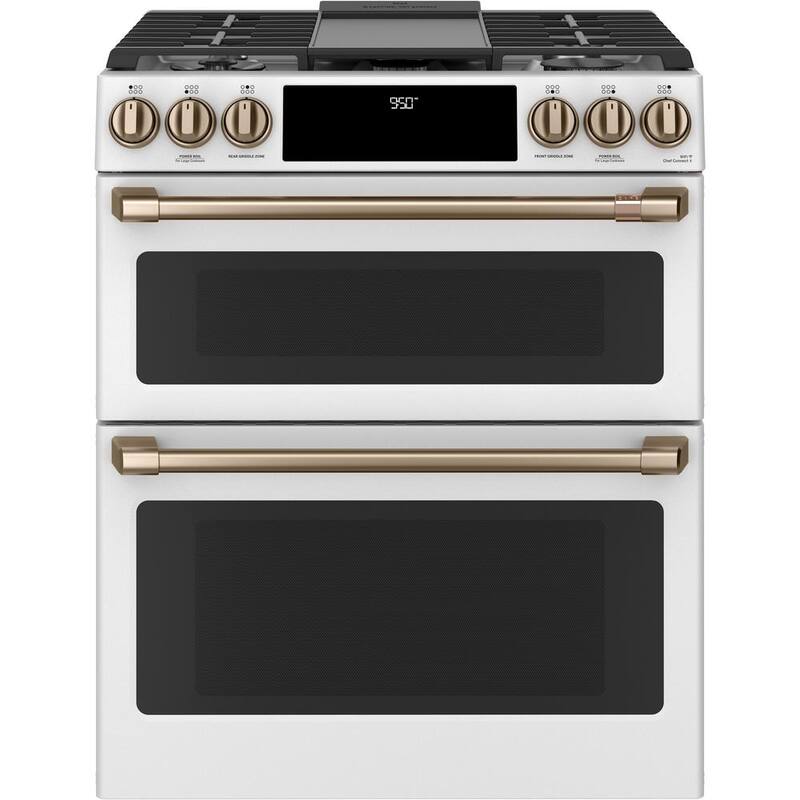 30 in. 7.0 cu. ft. Slide-In Smart Double Oven Dual-Fuel Range P99291