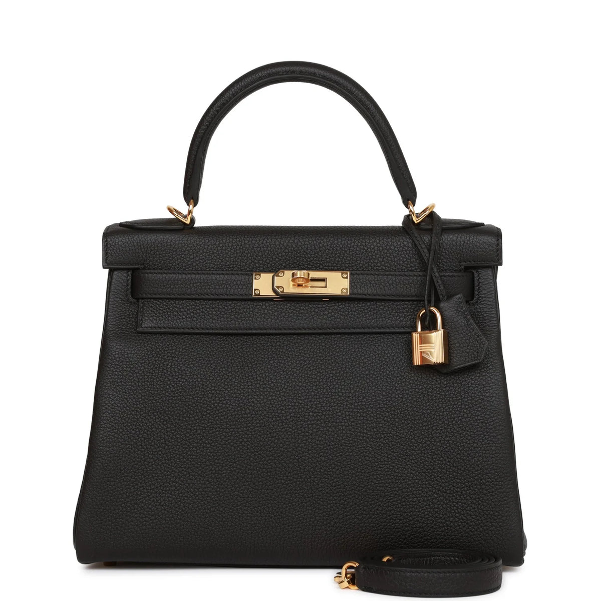 Black Leather Handbag N54481