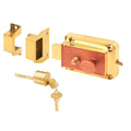 Polished Brass-Plated Finish Cast Bronze Deadbolt G4950