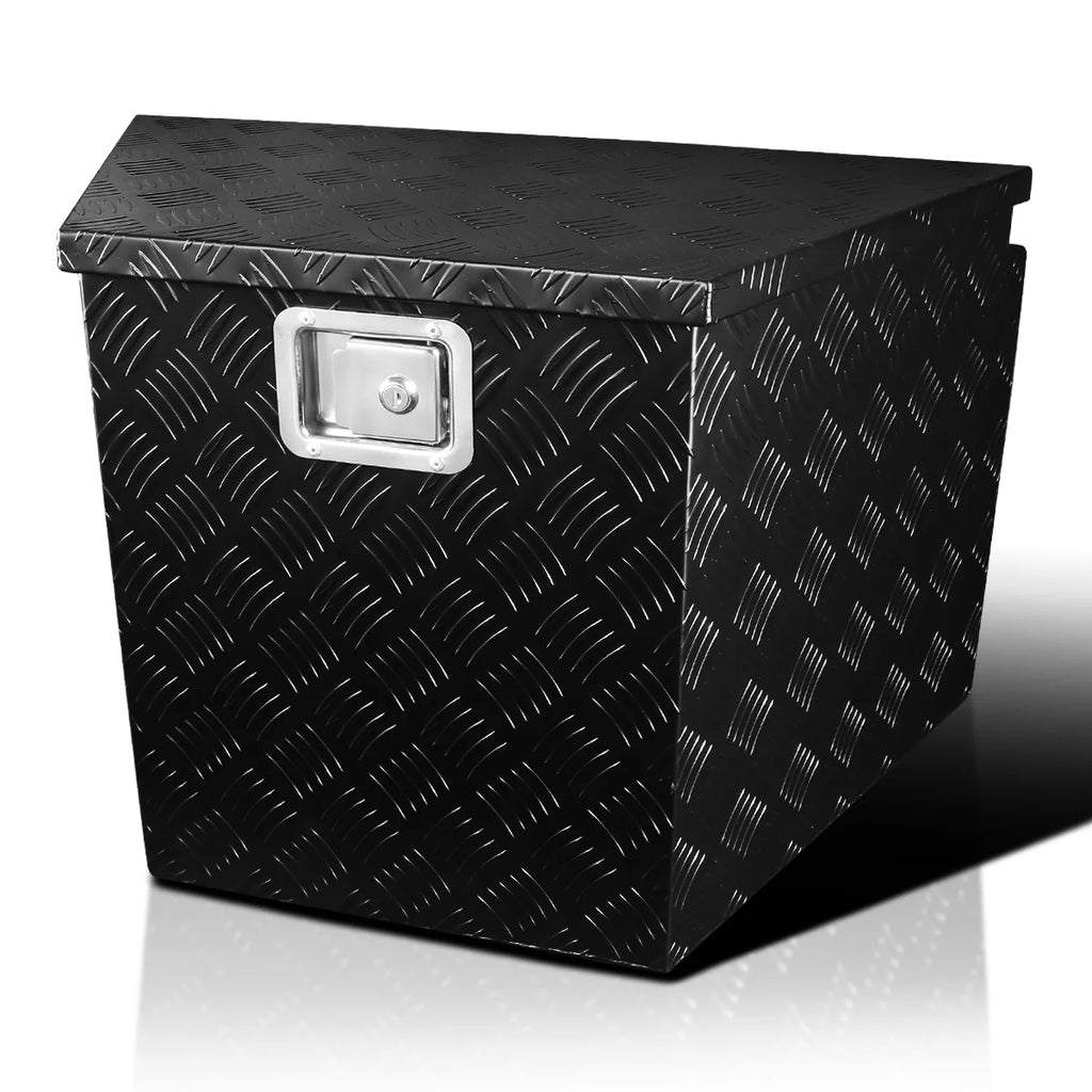 Aluminum Black Truck Bed Tool Box with Lock K202639