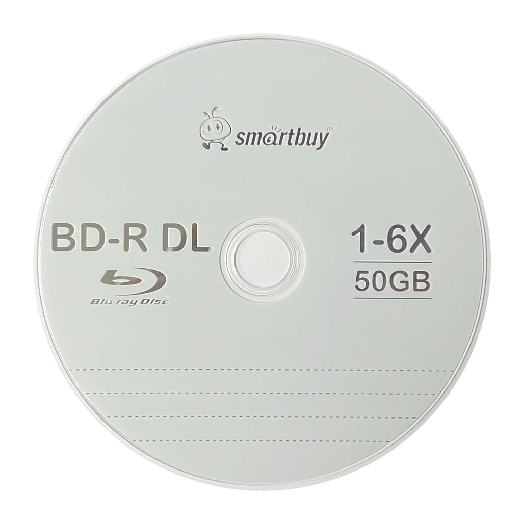 100 Disc 50GB 6x Blu-ray BD-R DL Blank Recordable Media K61063