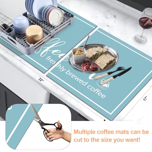 16"x24" Absorbent Coffee Bar Mat J628