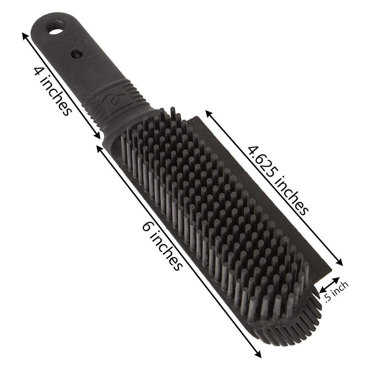 Black Rubber Pet Hair Remover Brush U91343