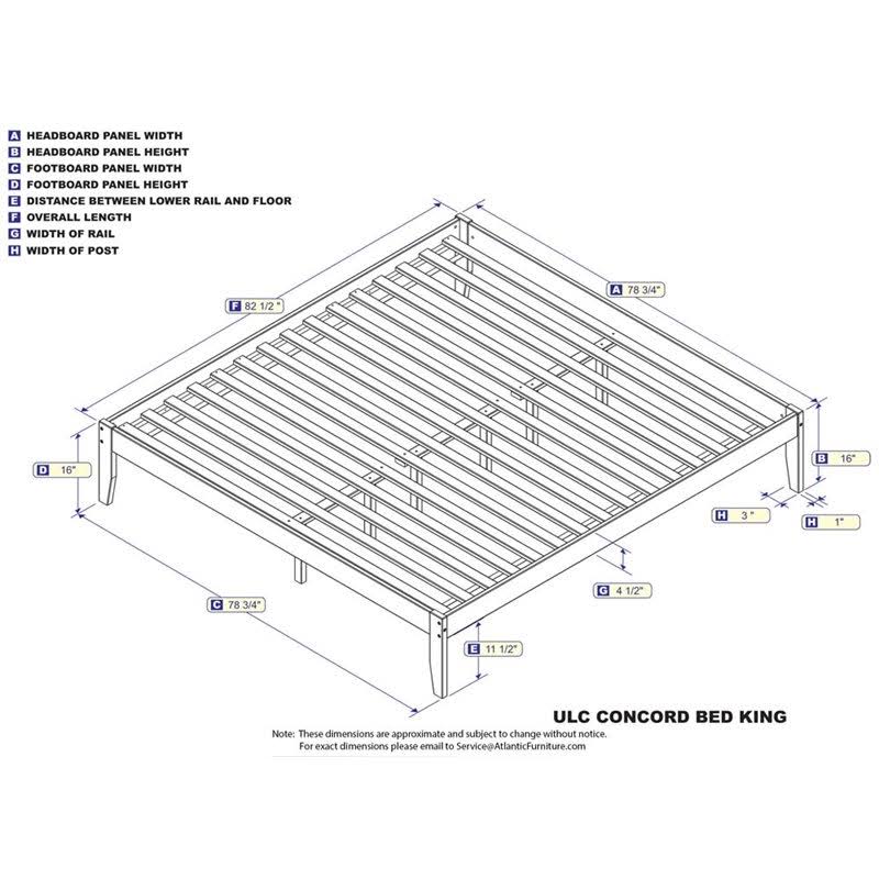 King Caramel Latte Open Foot Bed E53982