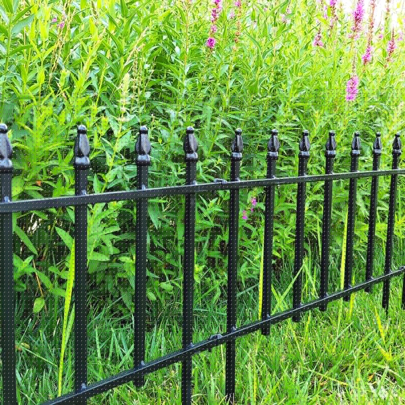 Metal Decorative Garden Fence 5 Panels O7951