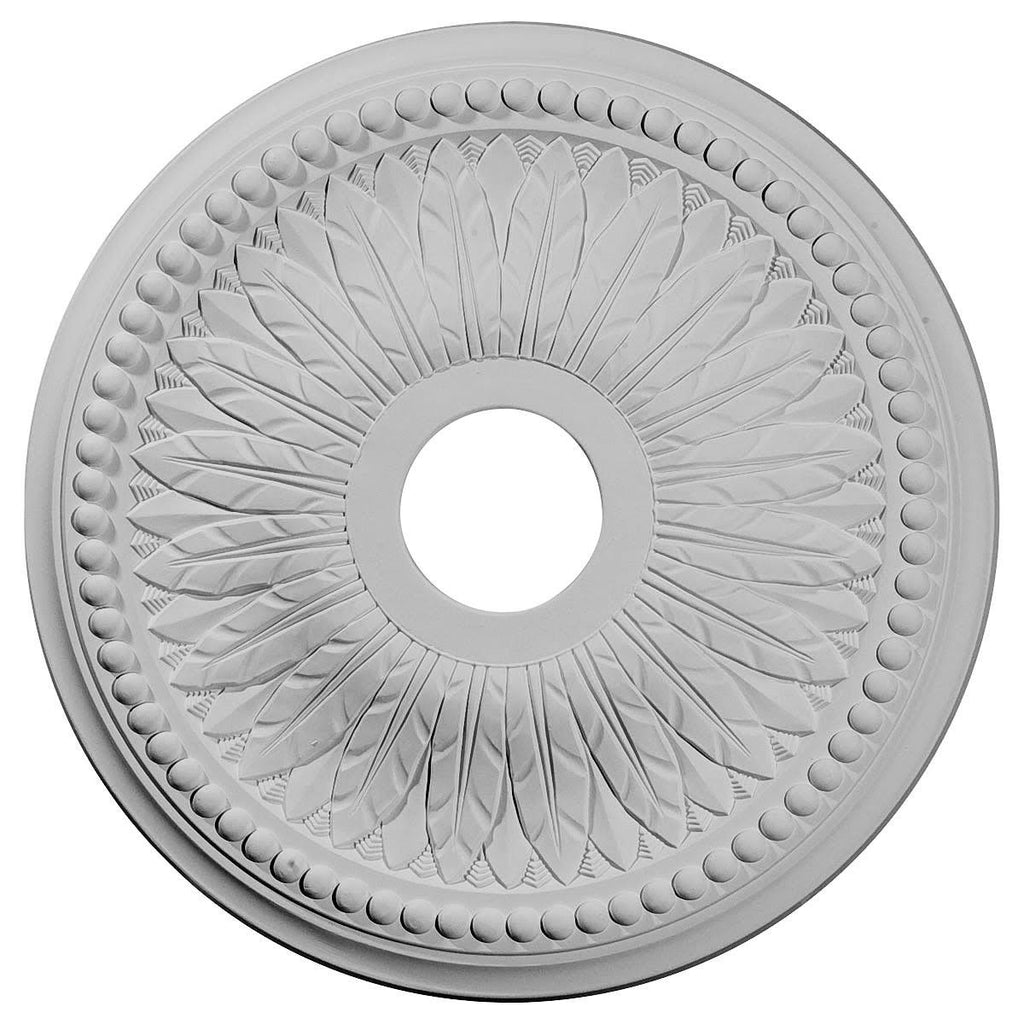 Hand-Painted Hickory Ceiling Medallion J548