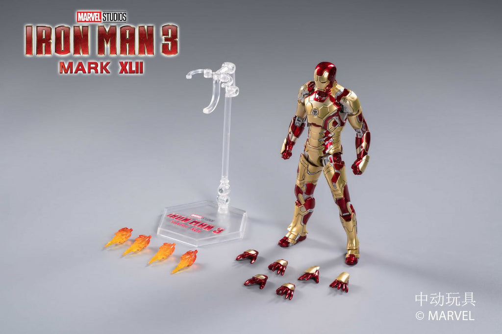 Iron Man 2 Mk5 Collectible Action Figure Luminous B332