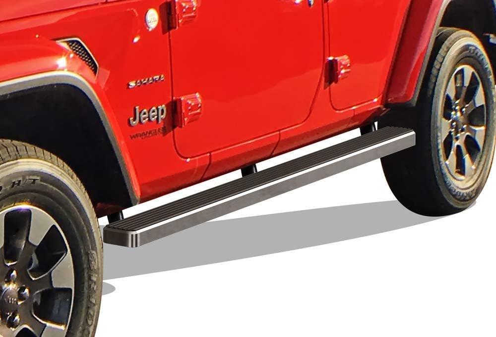 Matte Black 6 inches Running Boards for Jeep Wrangler JL 4-Door G503