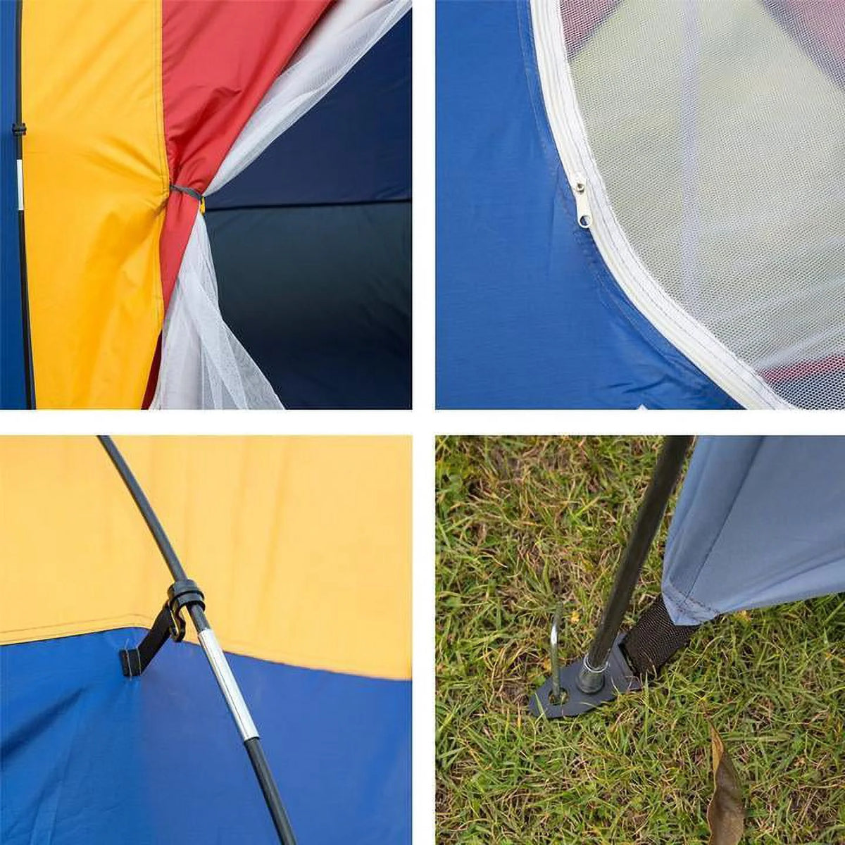 Camping Tent with Carrying Bag and Steel Pegs I88420