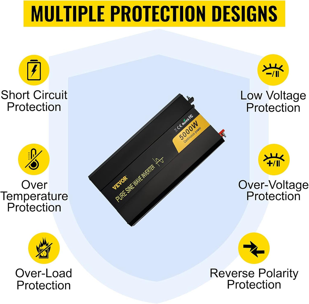 5000 Watt Pure Sine Wave Power Inverter M353