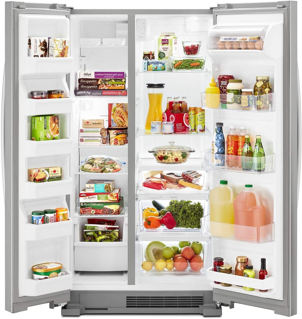 36 Side-by-Side Refrigerator and Freezer Stainless Steel K916525