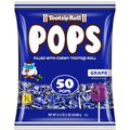 Grape Flavored Lollipops with Chocolatey Center, Individually Wrapped Hard Candy, 50 Count Z5794