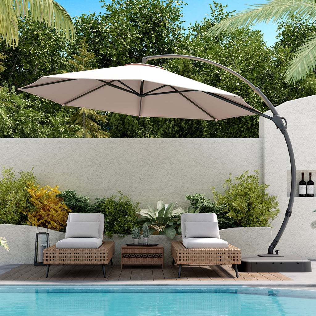 11FT Patio Umbrella with Base Q333