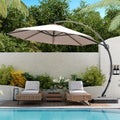 11FT Patio Umbrella with Base Q333