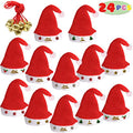 Christmas Santa Hats with Jingle Bell Necklaces U487